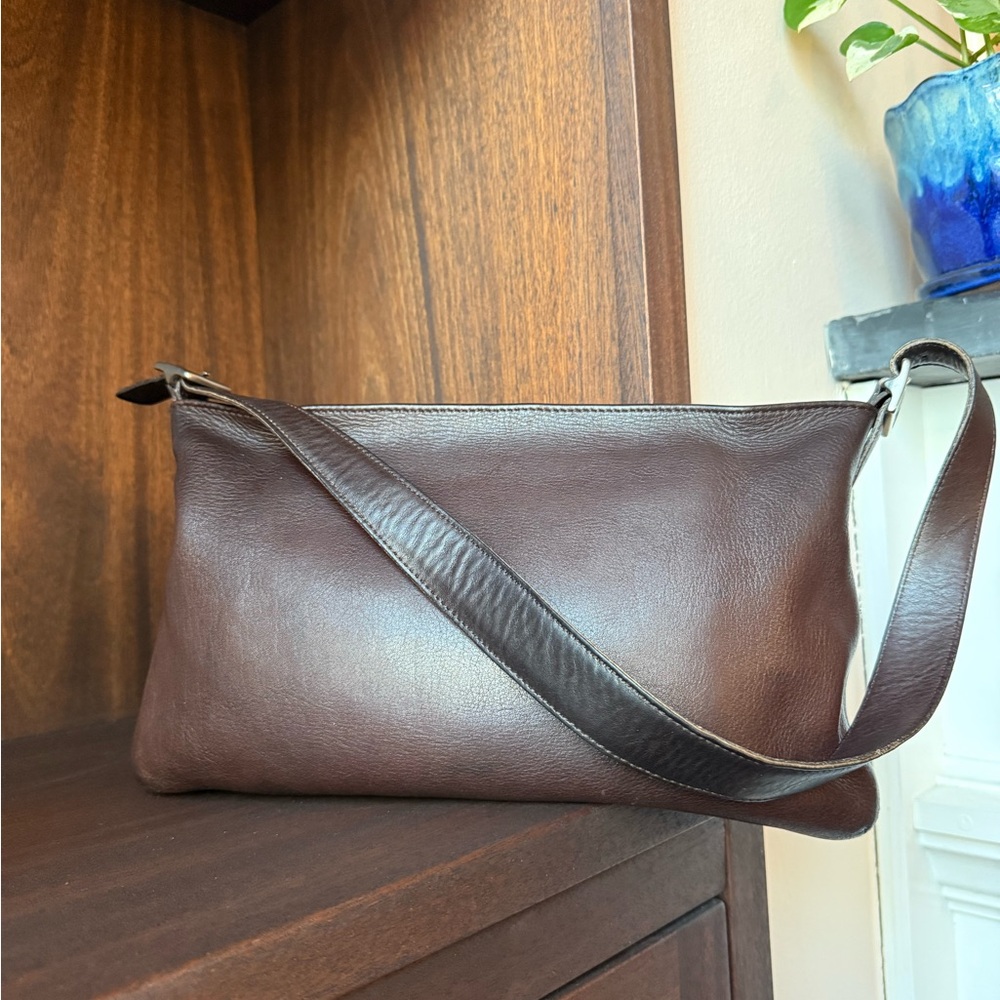 Vtg Coach Legacy Slim Shoulder Bag 9407 Made In USA Nickel Hardware Y2K